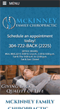 Mobile Screenshot of mckinneyfamilychiro.com